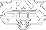 Tranh tô màu max steel logo