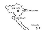 Tranh tô màu Bản đồ Việt Nam đơn giản