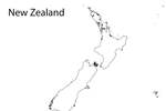 Tranh tô màu Bản Đồ New Zealand