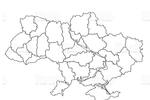 Tranh tô màu Bản Đồ Nước Ukraina