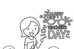 Tranh tô màu Chào Mừng Ngày Nhà Giáo Việt Nam 20-11