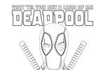 Tranh tô màu Deadpool