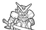 Tranh tô màu Gundam Chibi