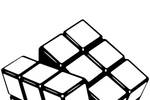 Tranh tô màu Khối Rubik Đồ Chơi 3x3