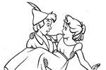 Tranh tô màu Peter Pan và Wendy