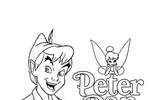 Tranh tô màu Peter Pan Vui Vẻ