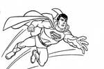 Tranh tô màu Siêu Nhân Superman Hoảng Hốt