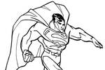 Tranh tô màu Siêu Nhân Superman