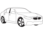 Tranh tô màu Xe Ô Tô BMW M3