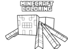 Tranh Tô Màu Minecraft, tải bộ tranh Tô Màu Minecraft về máy tính điện thoại