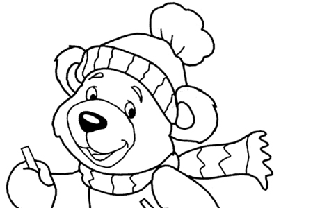 Tranh Tô Màu Con Gấu, tải bộ tranh Tô Màu Con Gấu về máy tính điện thoại