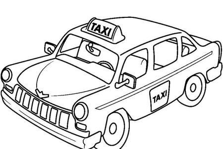 Tranh Tô Màu Xe Taxi, tải bộ tranh Tô Màu Xe Taxi về máy tính điện thoại