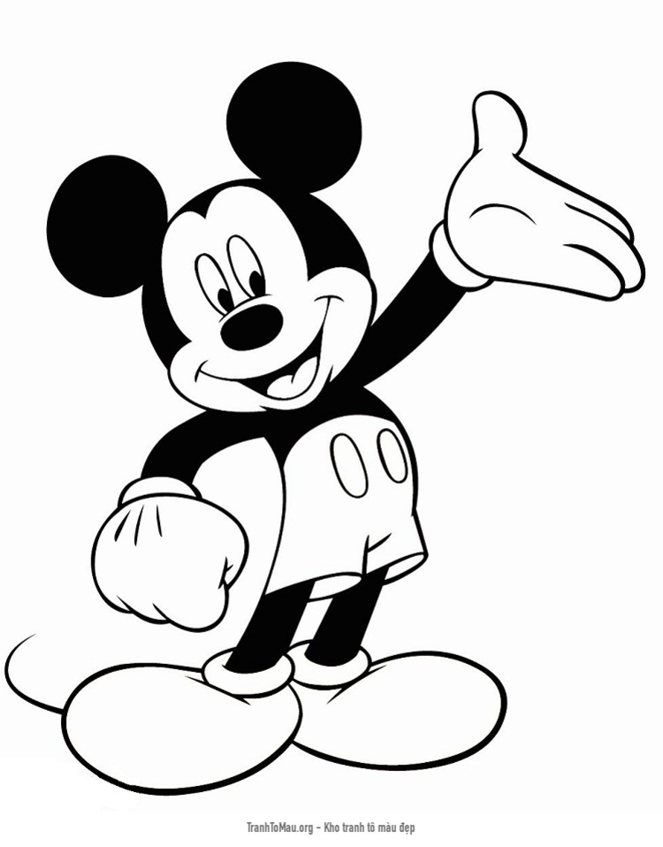 Tải tranh tô màu Mickey Mouse Coloring Pages Mickey Mouse Coloring Sheets Bestof Mickey Mouse And Friends