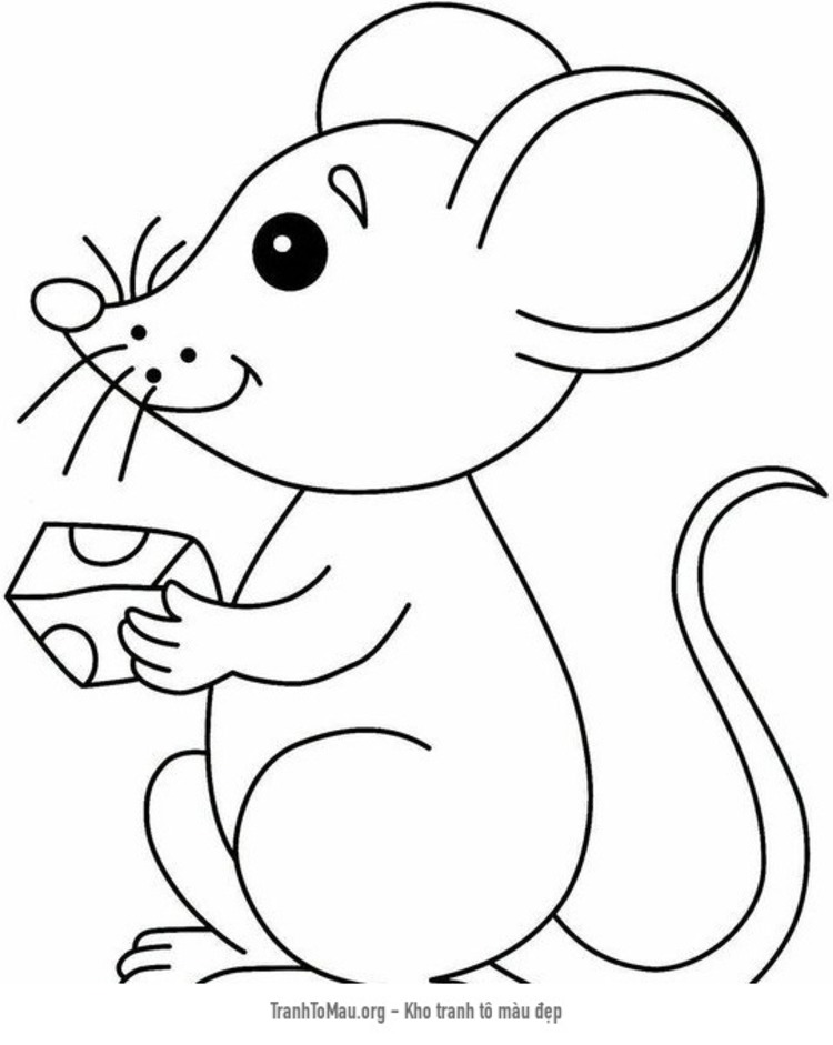 187 tranh tô màu chuột Hamster dễ thương cho bé Update 2023