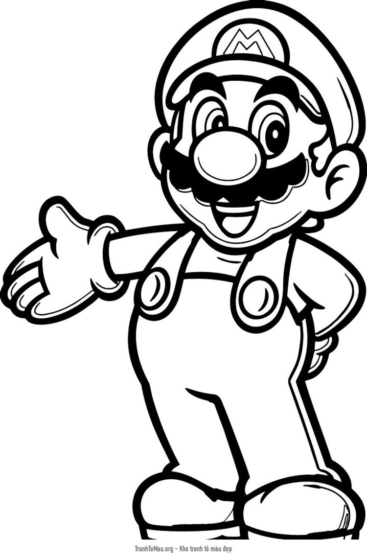 Tranh Tô Màu Mario tải bộ tranh Tô Màu Mario về máy tính điện thoại
