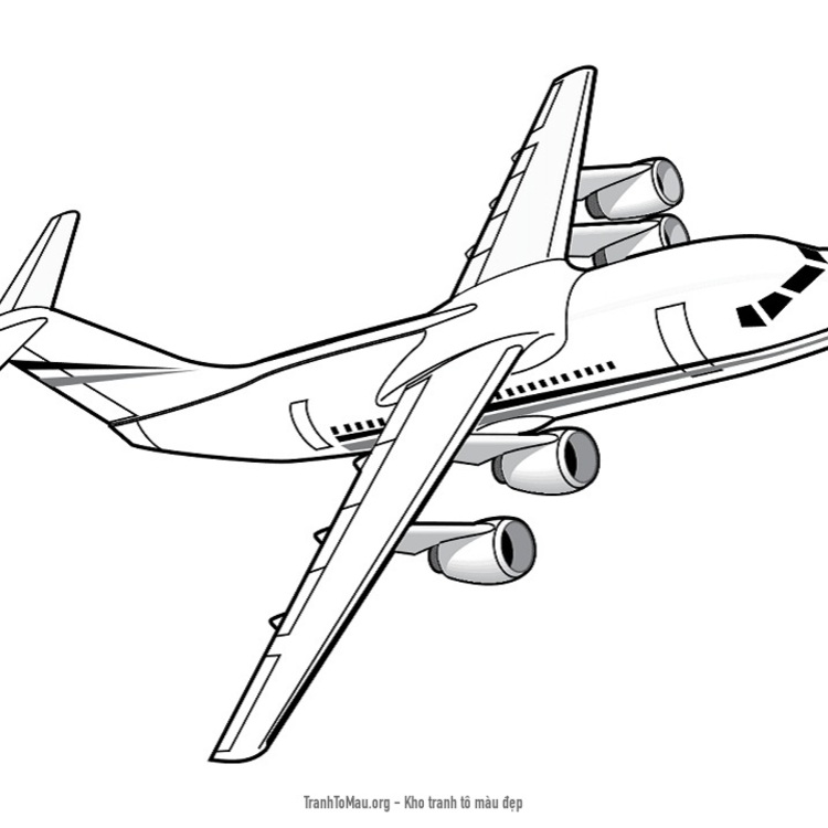 Tải tranh tô màu máy bay aerospace 146