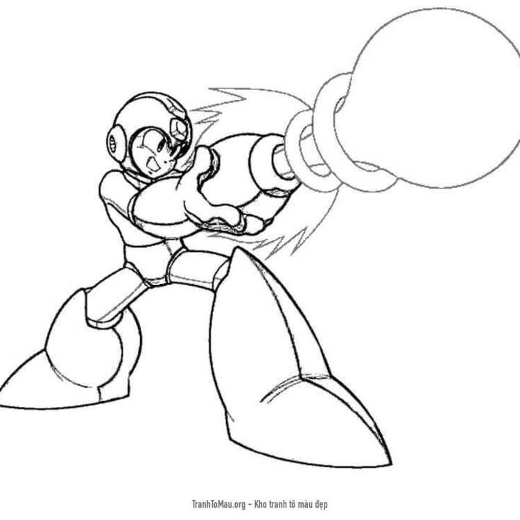 Tải tranh tô màu Mega Man X