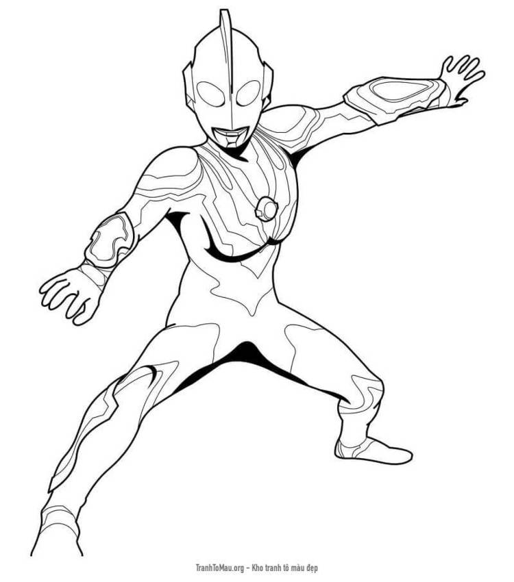 Tải tranh tô màu Ultraman