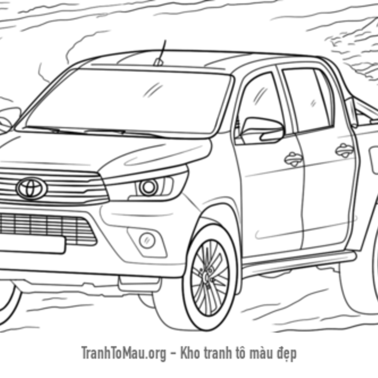 Siêu ôtô xương rồng Toyota đạt giải Cuộc thi Vẽ tranh Quốc tế